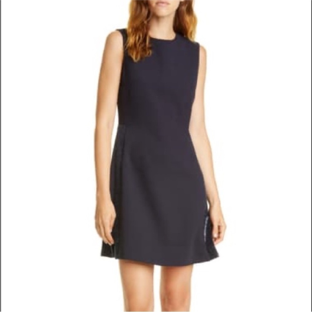Ted Baker Navy Glisten Tunic Sheath Sleeveless Dress Size 1 US 4